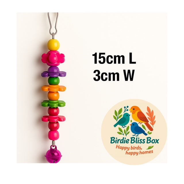 🌟 Bead Bell Bloom – Burst of Joy