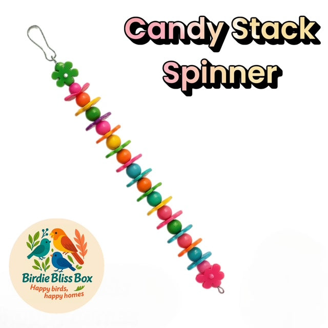 🍭 Candy Stack Spinner Toy – Birdie Bliss Exclusive