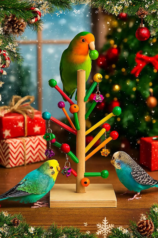 Festive Bell Tree – Christmas Tree Toy for Birds