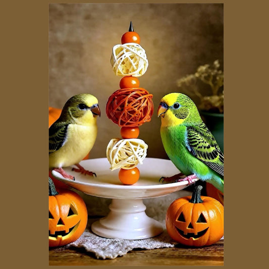 Wickedly Woven Halloween Bird Toy