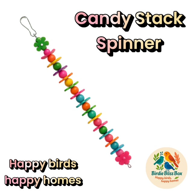 🍭 Candy Stack Spinner Toy – Birdie Bliss Exclusive